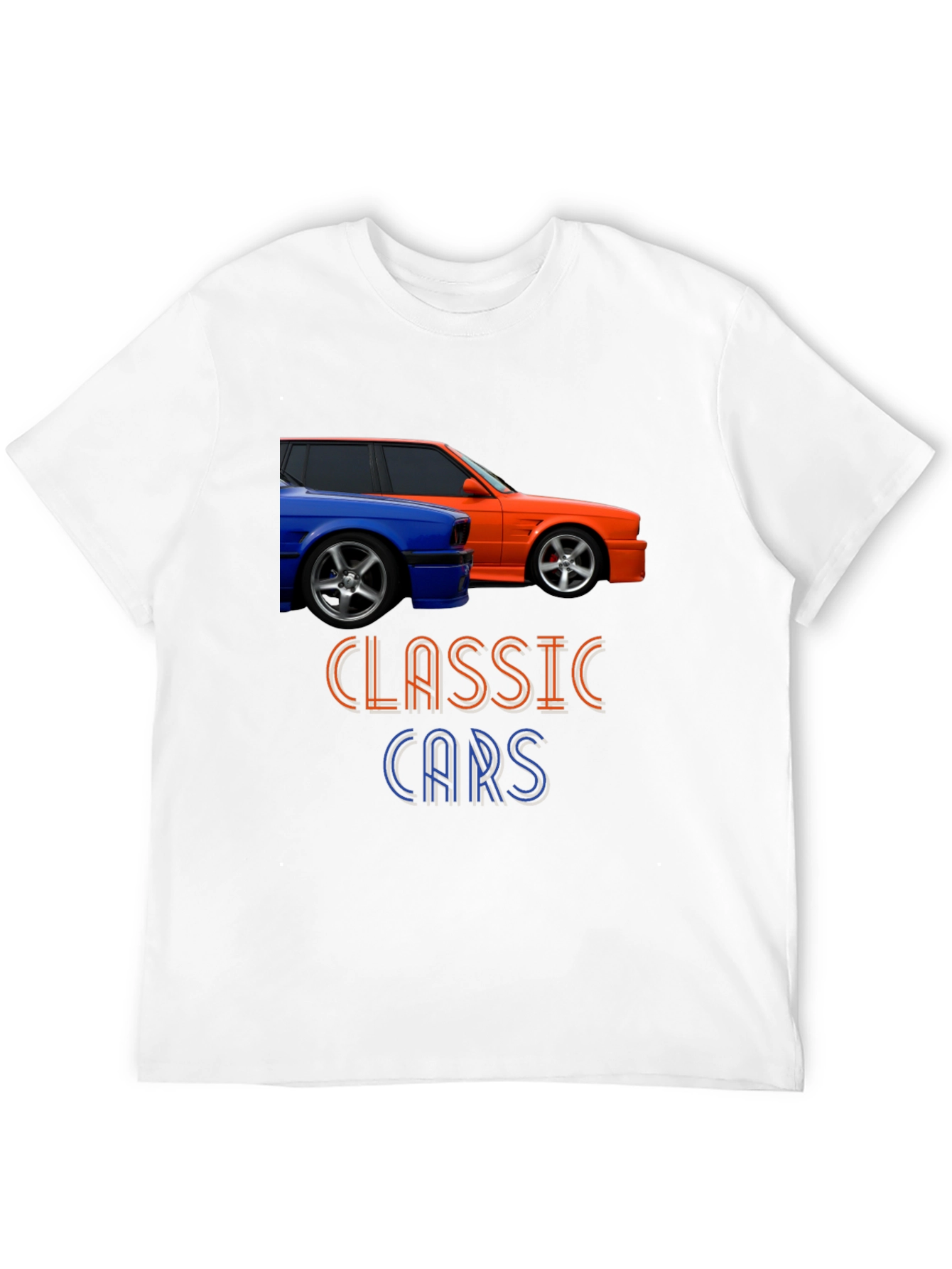 Classic Cars Graphic Tee - Stylish Automotive Design