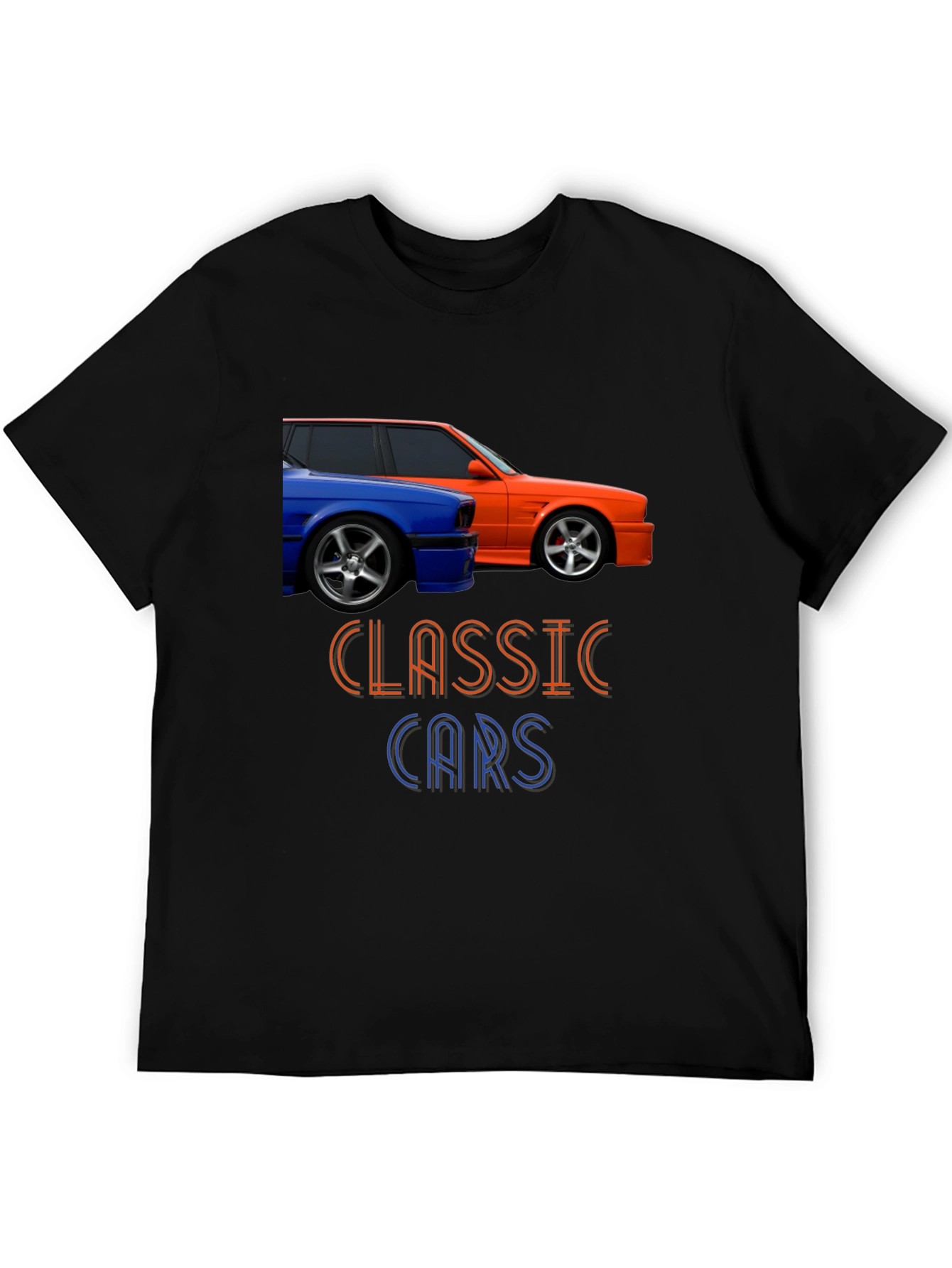 Classic Cars Graphic Tee - Stylish Automotive Design