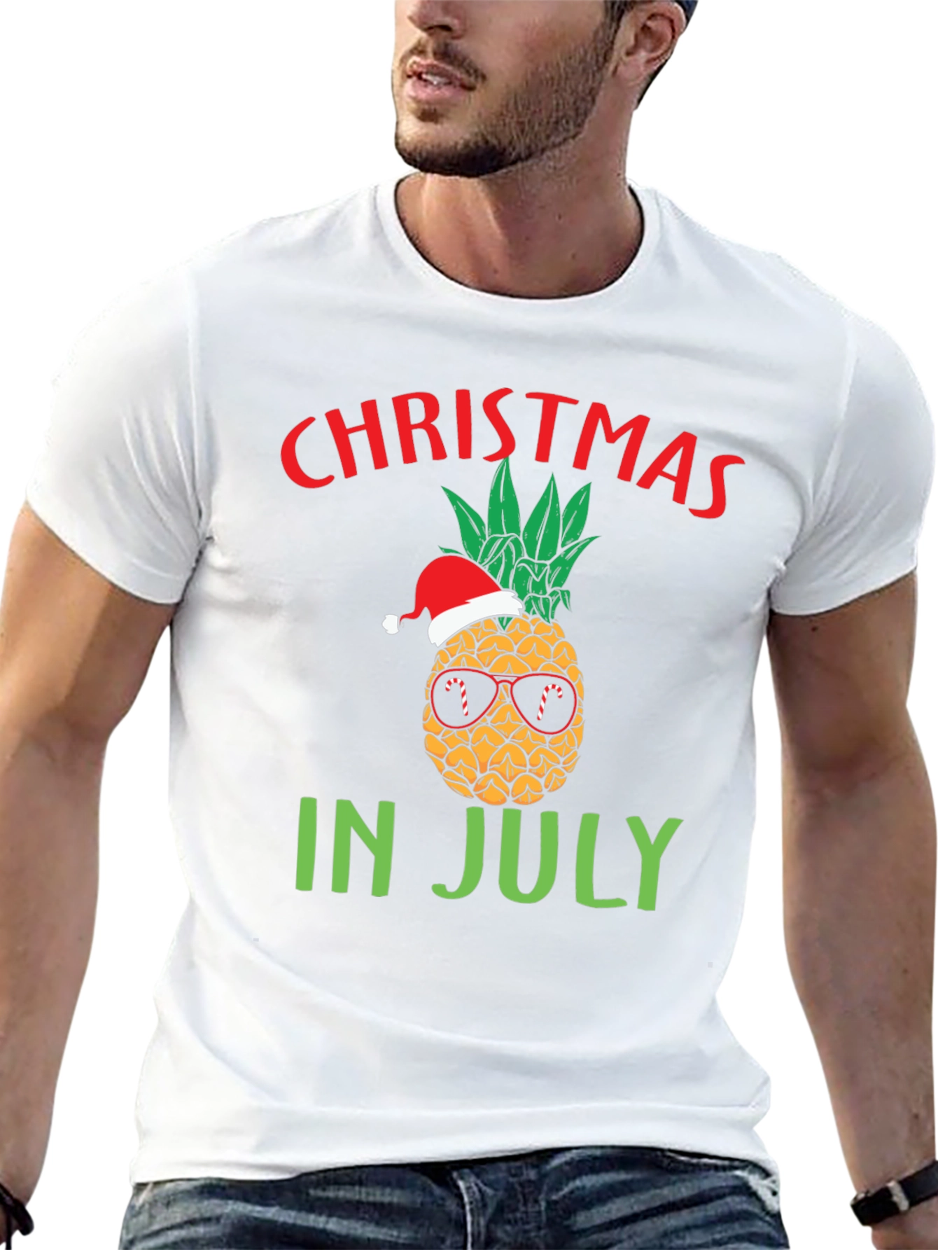 Christmas in July Pineapple T-Shirt