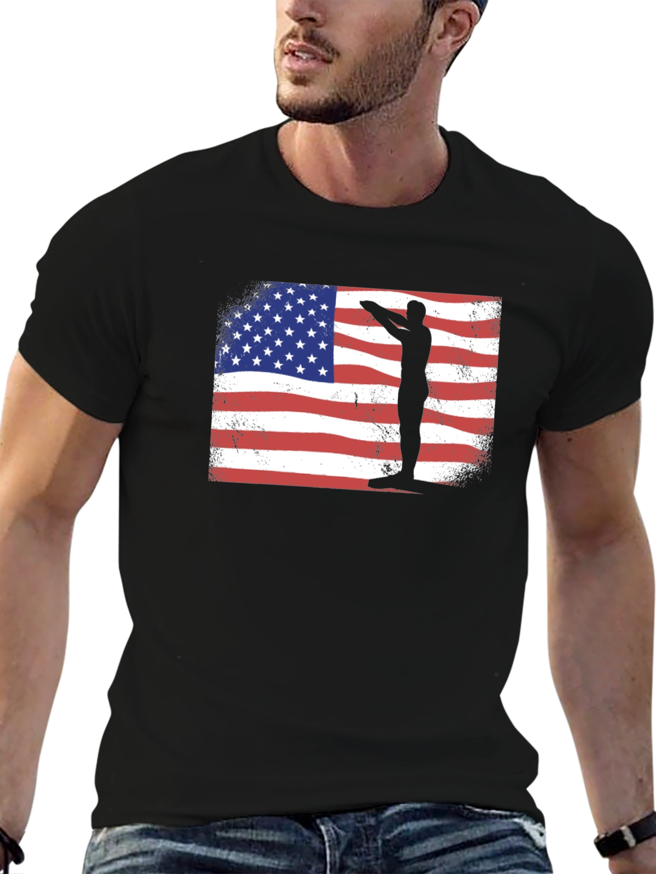 USA Diver T-Shirt - Patriotic Pride!