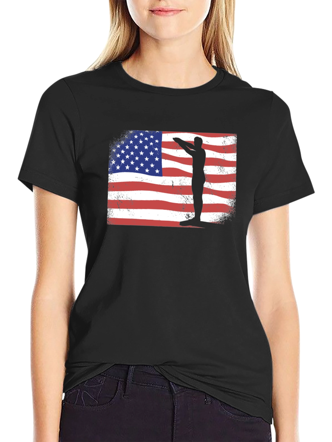 USA Diver T-Shirt - Patriotic Pride!