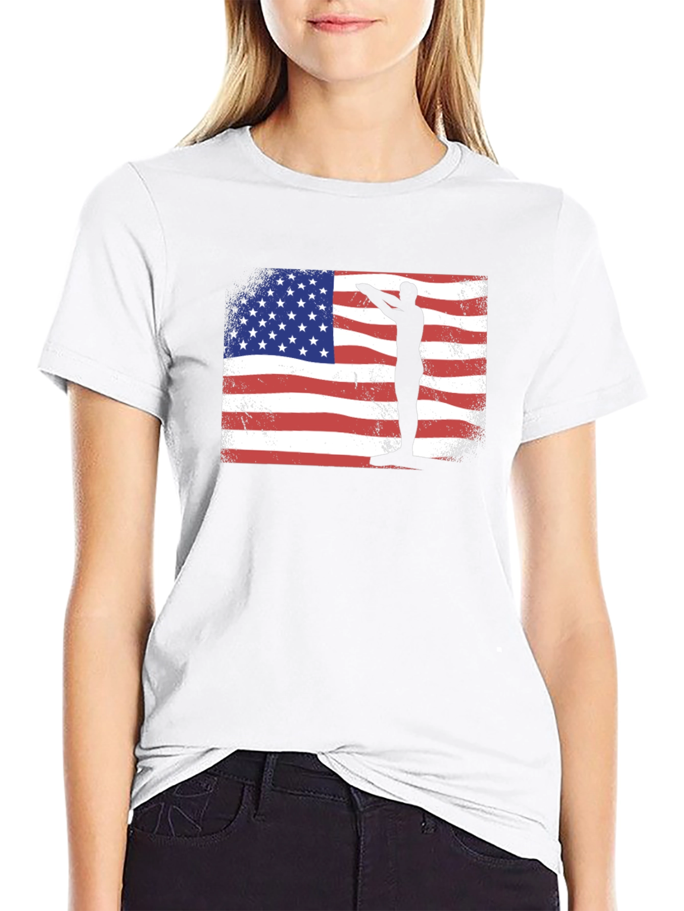 USA Diver T-Shirt - Patriotic Pride!