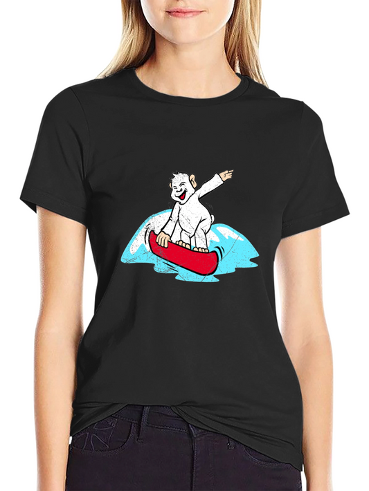 Surfs Up Snowboard Monkey T-Shirt