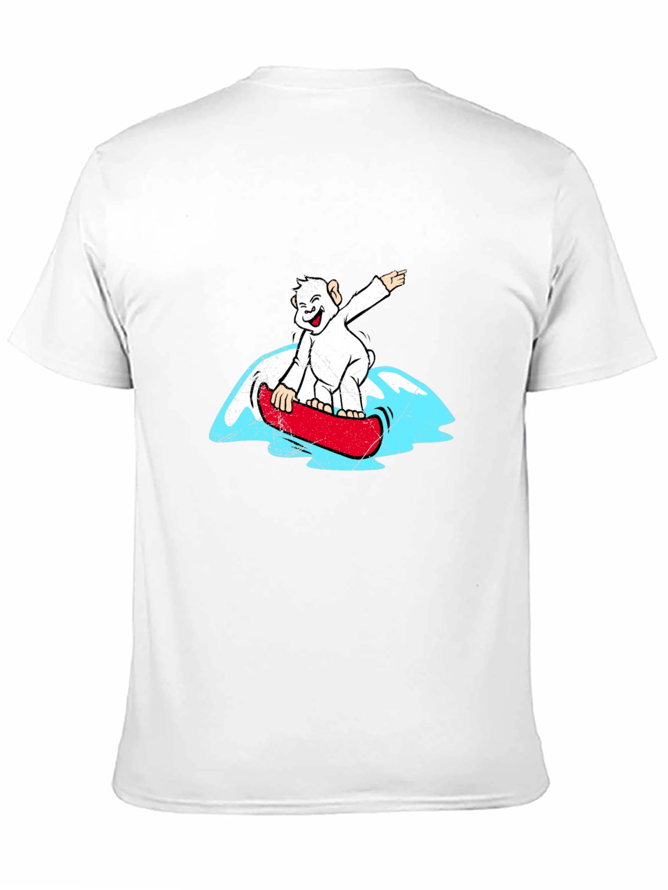 Surfs Up Snowboard Monkey T-Shirt