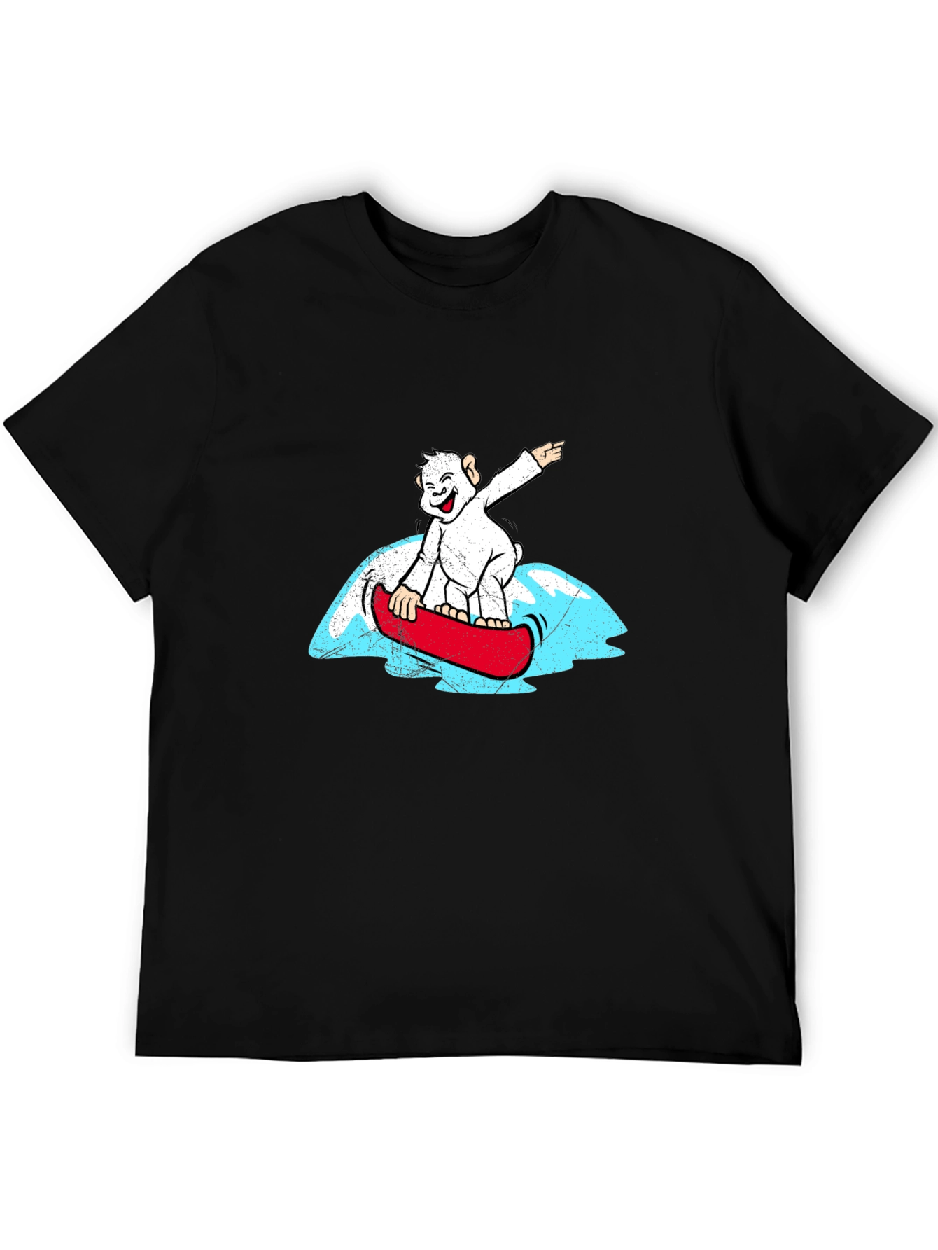 Surfs Up Snowboard Monkey T-Shirt