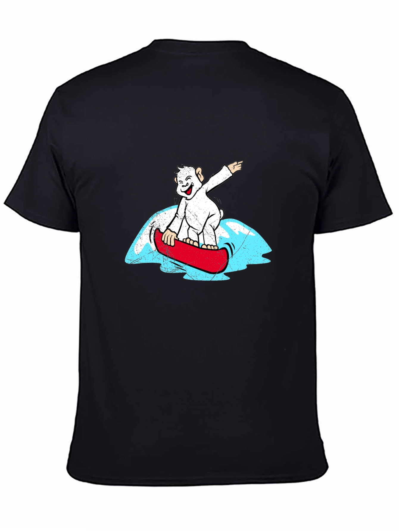 Surfs Up Snowboard Monkey T-Shirt