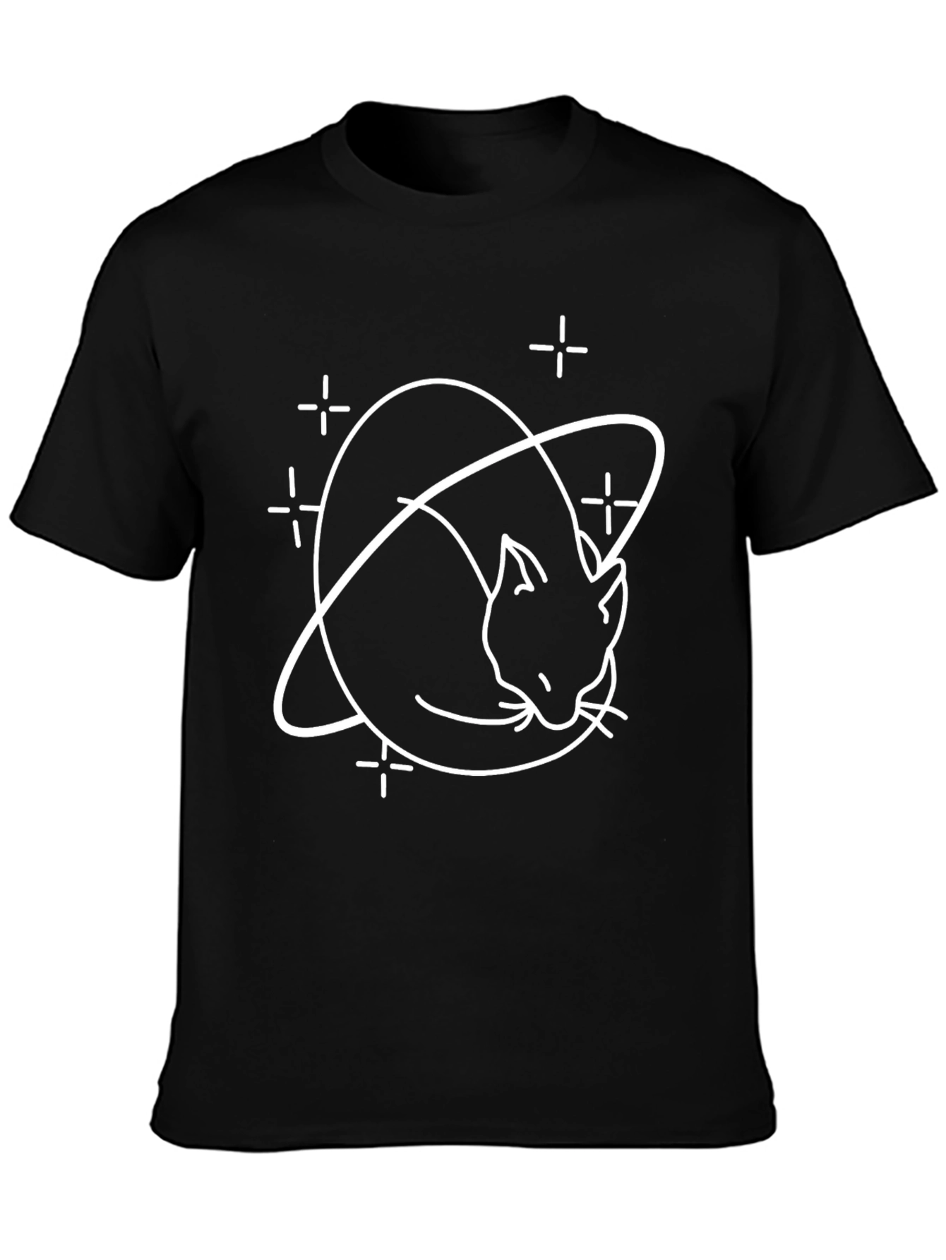 Cosmic Cat T-Shirt - Unique Space Kitten Tee