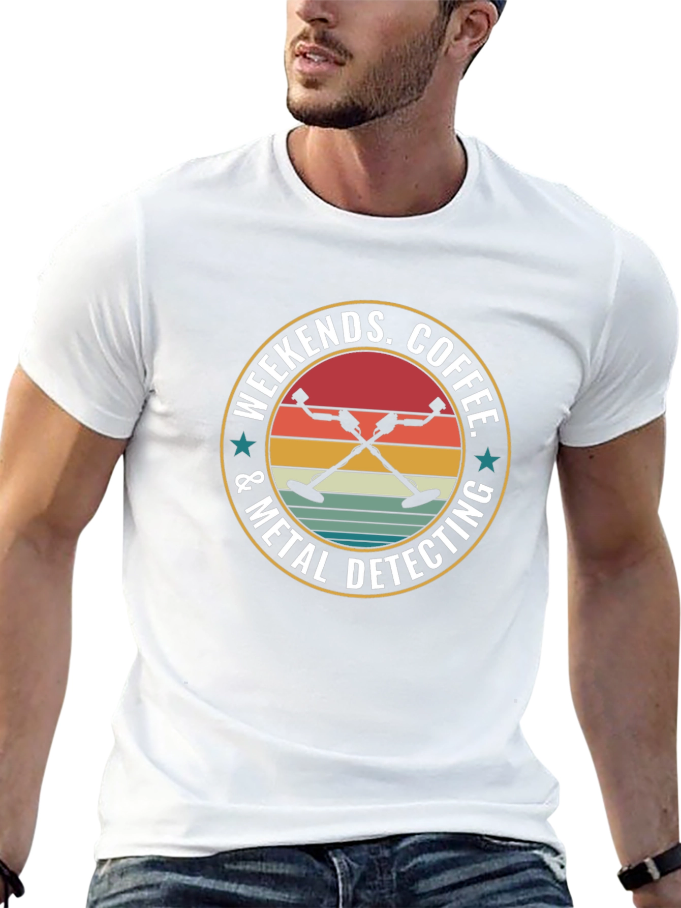 Weekends Coffee & Metal Detecting T-Shirt