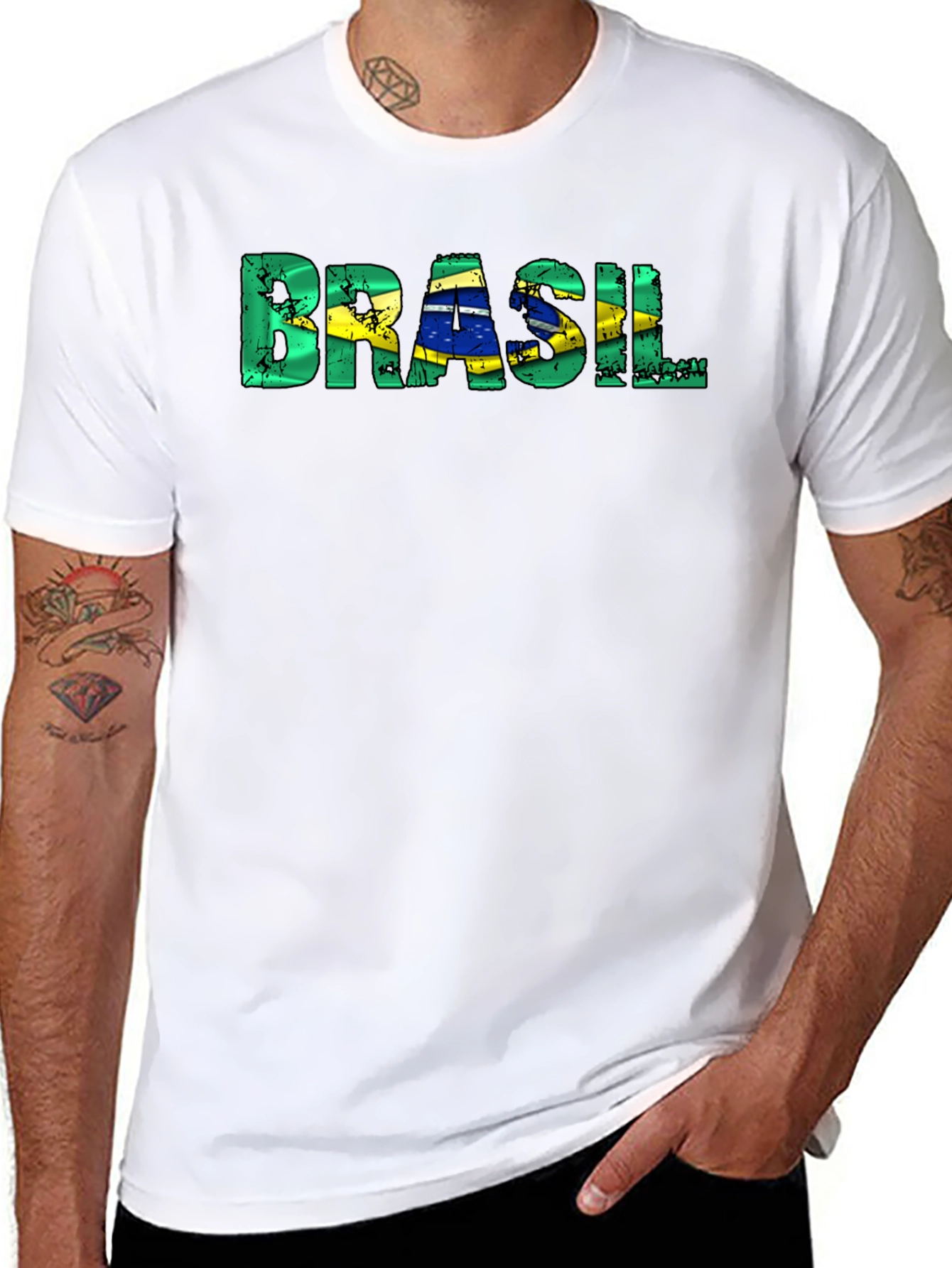 Brazil Flag T-Shirt - Graphic Tee