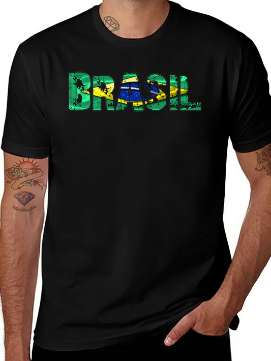 Brazil Flag T-Shirt - Graphic Tee