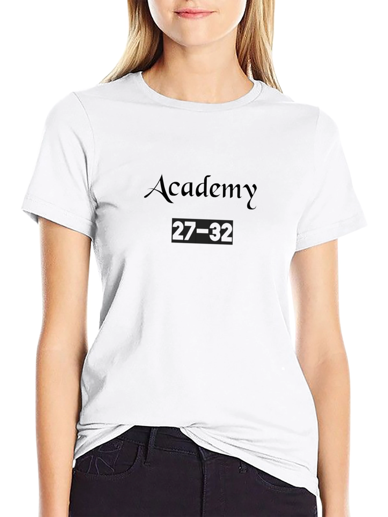 Academy 27-32 Graphic Tee - Black