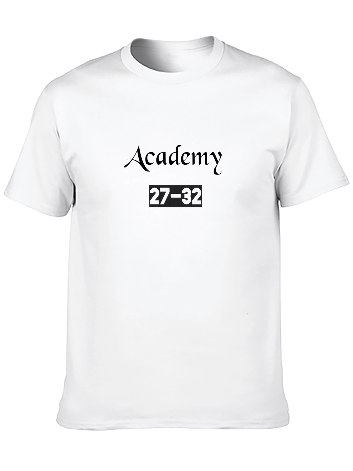 Academy 27-32 Graphic Tee - Black