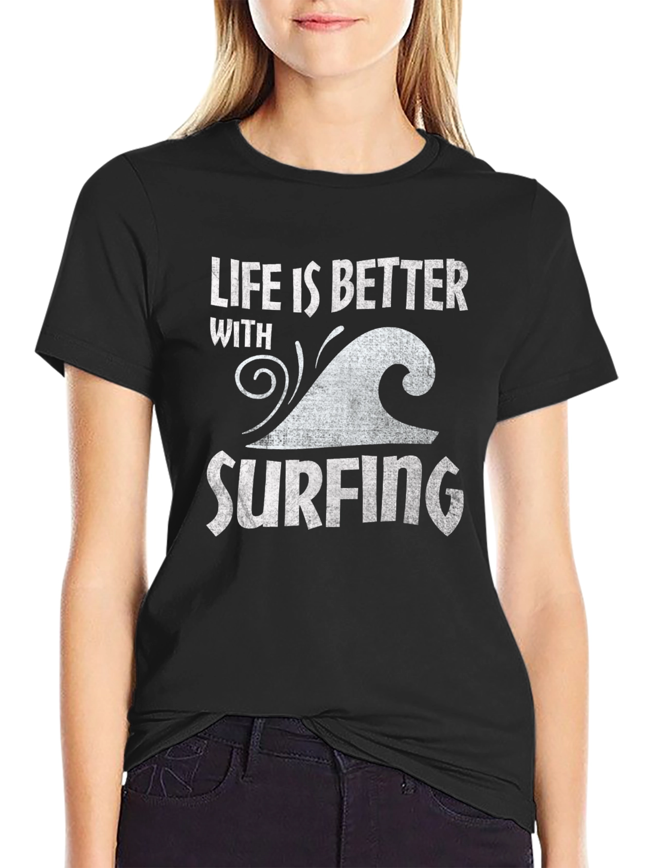 Life is Better with Surfing Graphic Tee