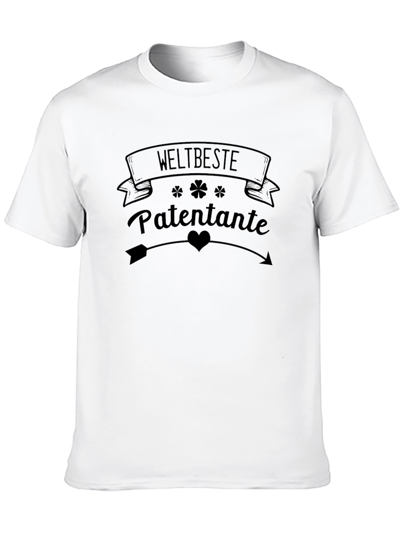 Weltbeste Patentante Black T-Shirt