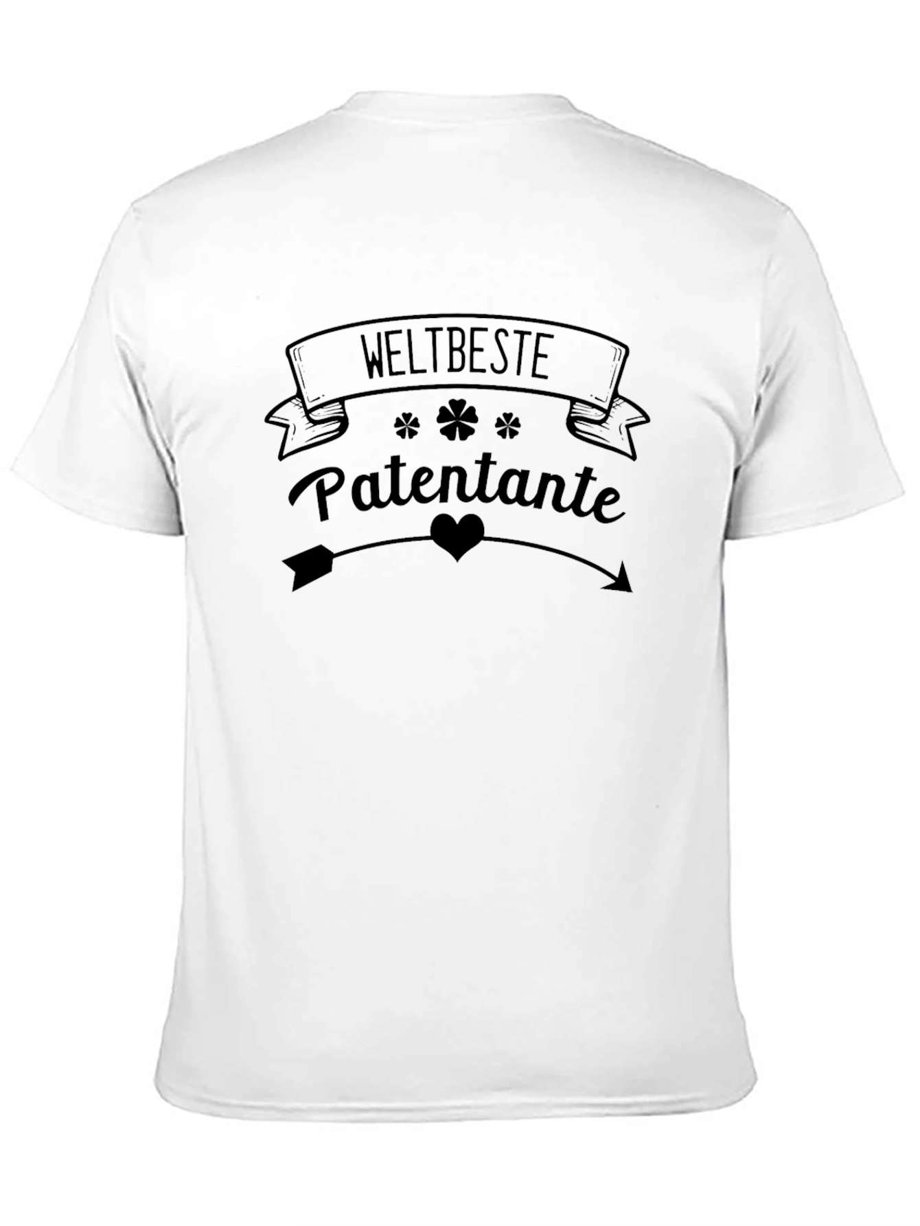 Weltbeste Patentante Black T-Shirt