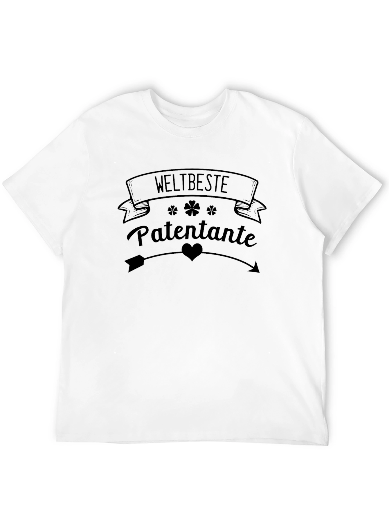 Weltbeste Patentante Black T-Shirt