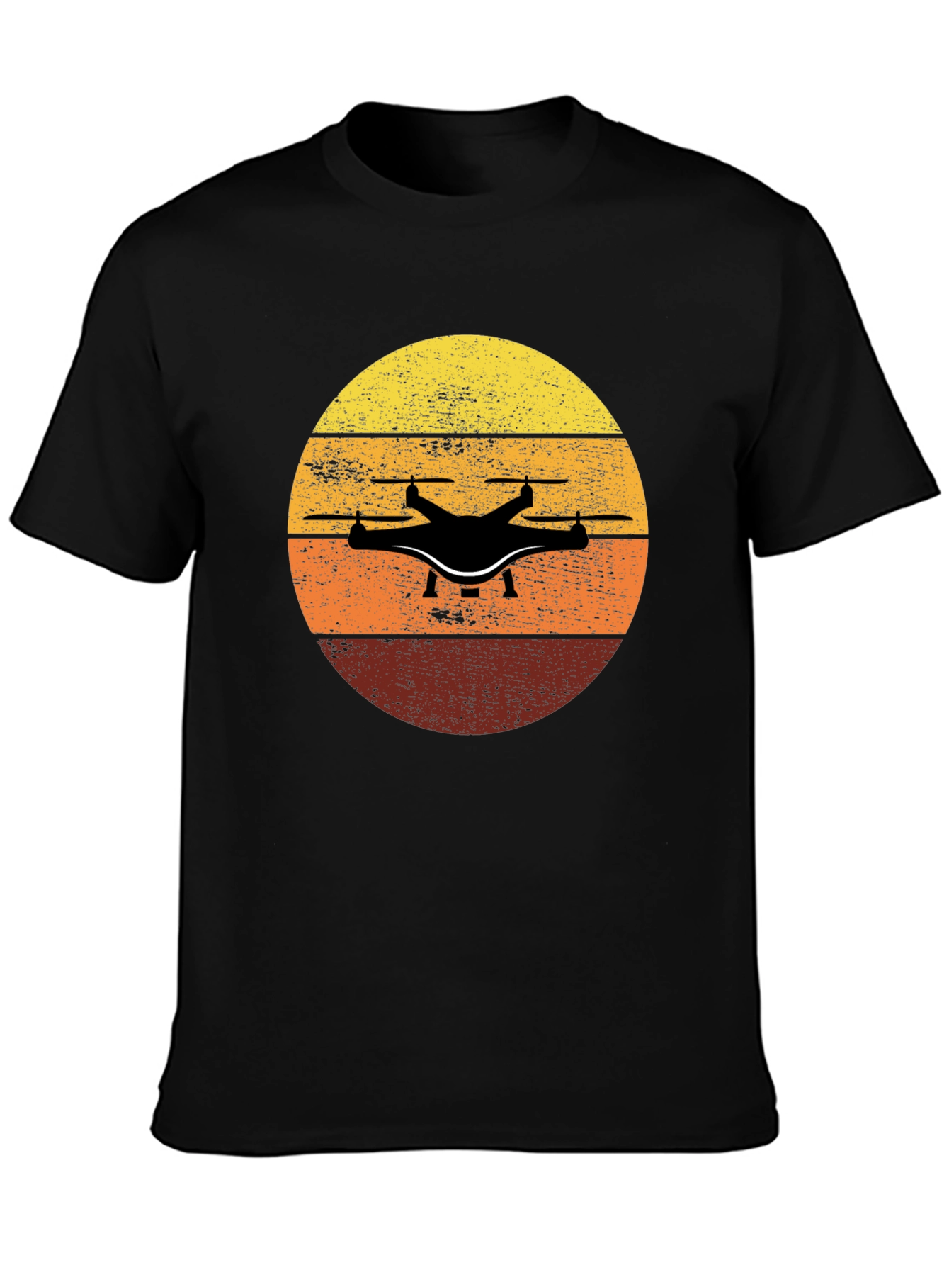 Drone Sunset T-Shirt - Aviation Enthusiast Tee