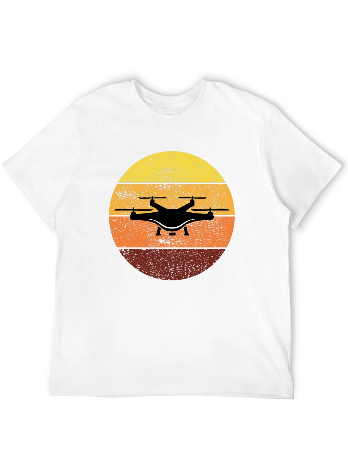 Drone Sunset T-Shirt - Aviation Enthusiast Tee