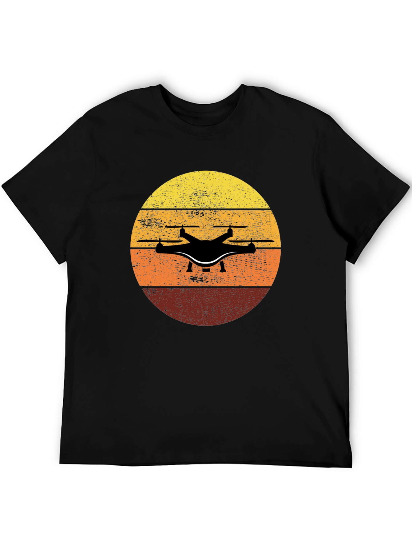 Drone Sunset T-Shirt - Aviation Enthusiast Tee