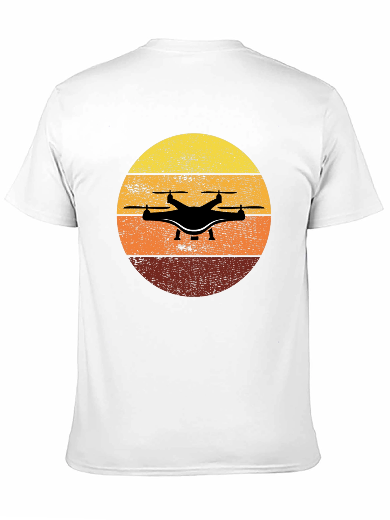 Drone Sunset T-Shirt - Aviation Enthusiast Tee