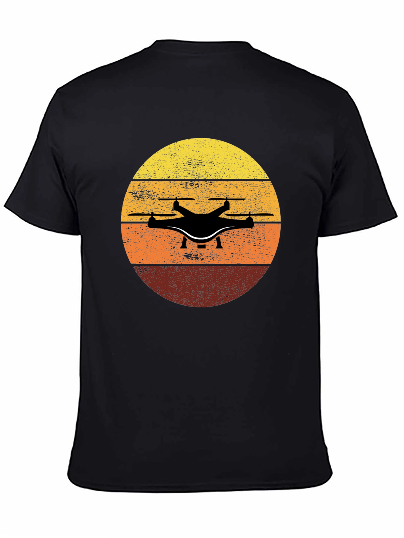 Drone Sunset T-Shirt - Aviation Enthusiast Tee