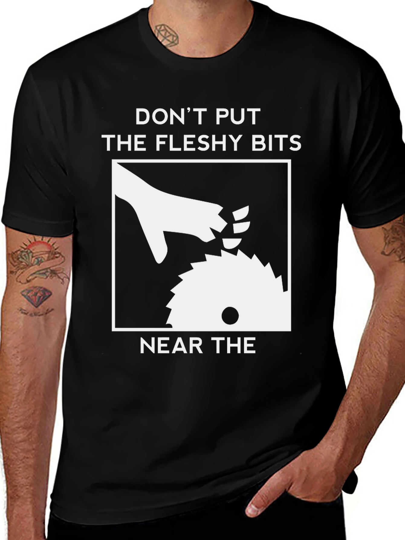 Humorous Woodworking Safety T-Shirt
