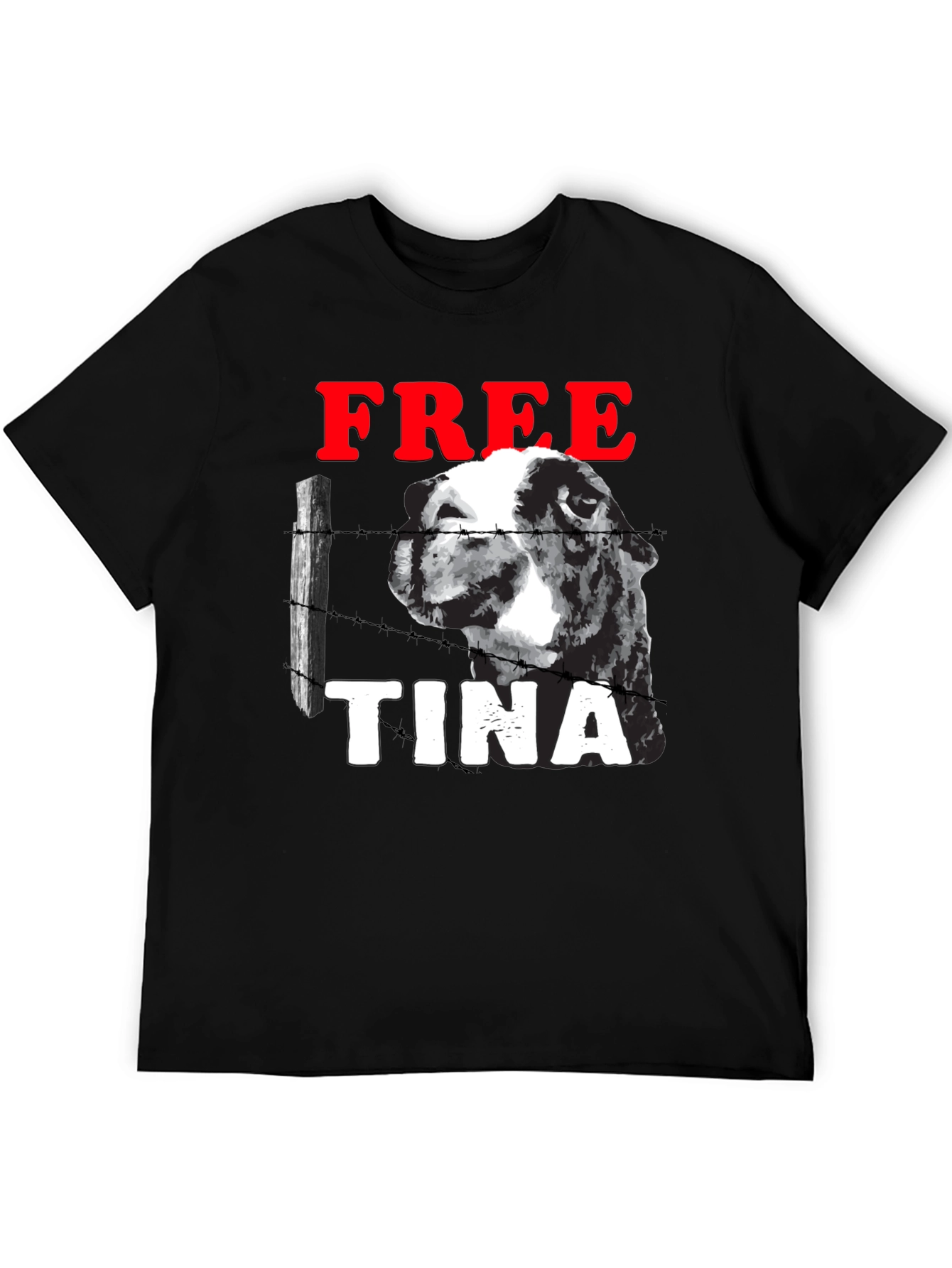 Free Tina Graphic T-Shirt - Animal Rights Tee