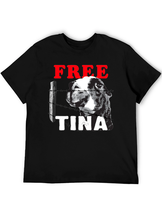 Free Tina Graphic T-Shirt - Animal Rights Tee