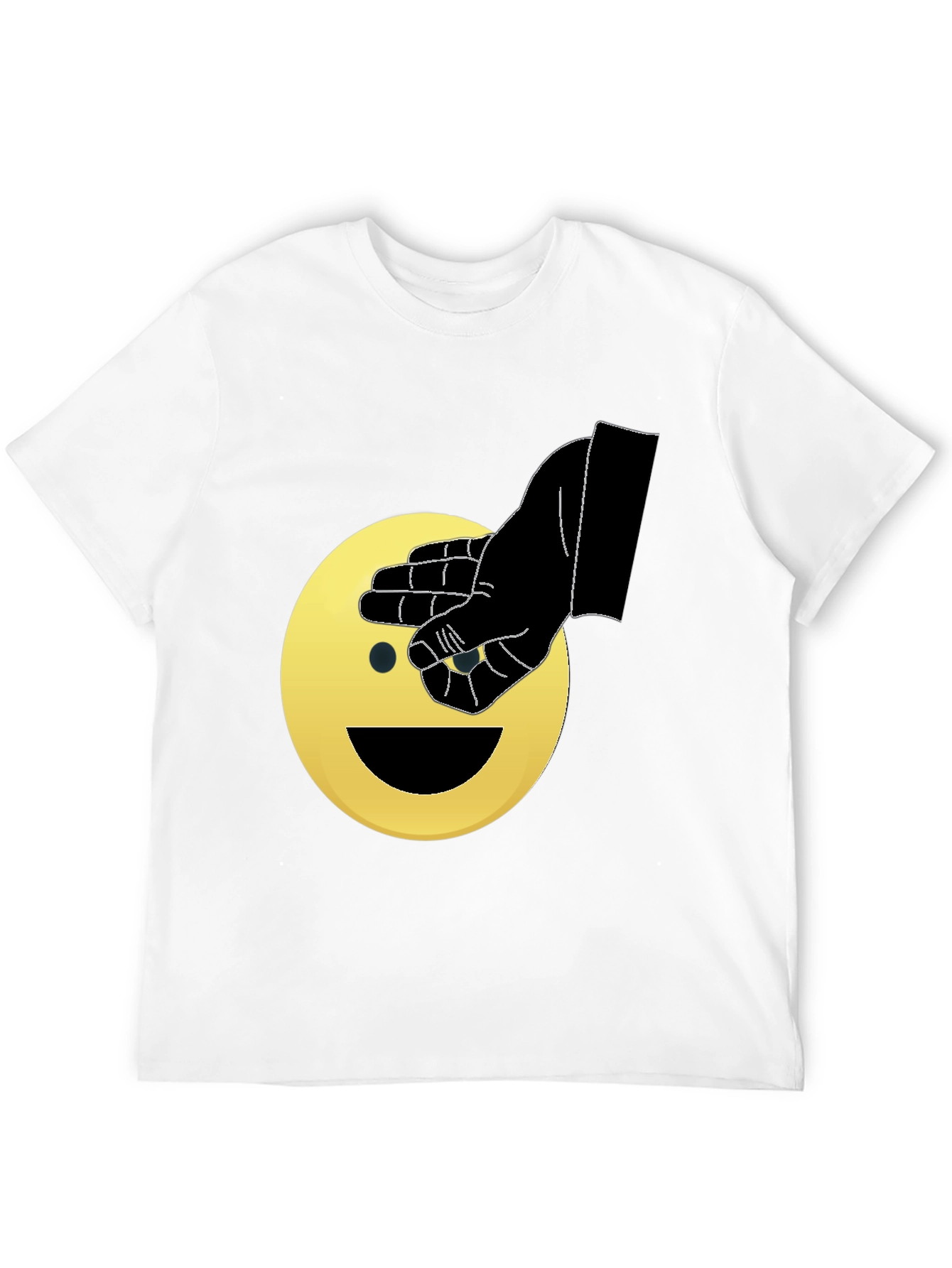 Emoji Peek-a-Boo Graphic T-Shirt