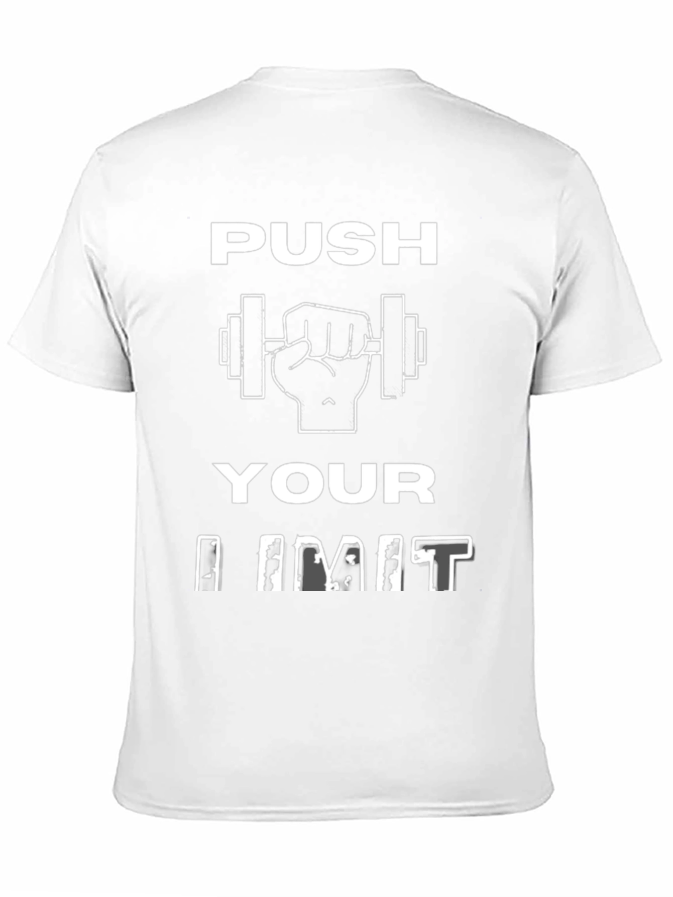 Push Your Limit Graphic T-Shirt - Black