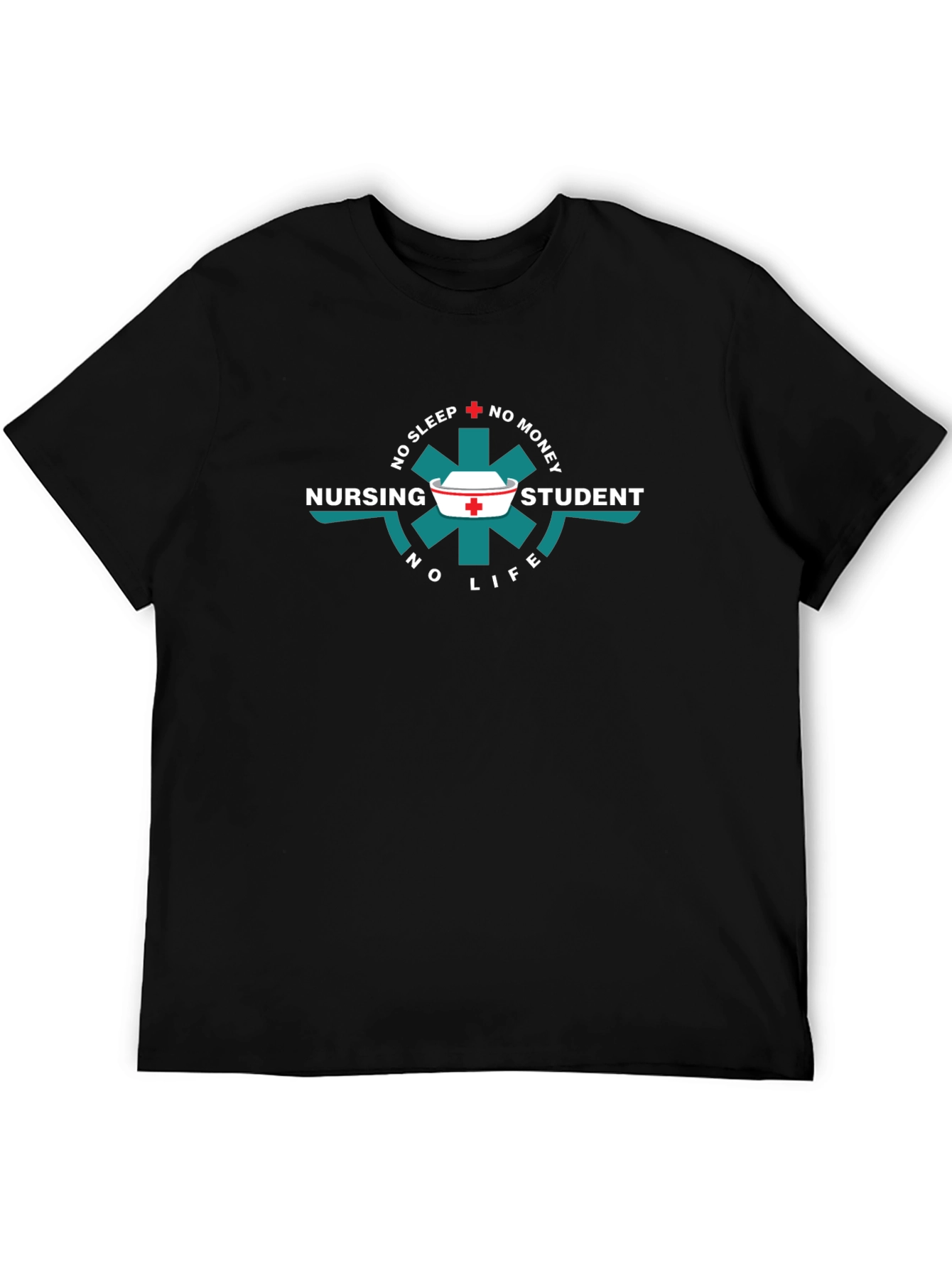 Nursing Student Life Graphic T-Shirt
