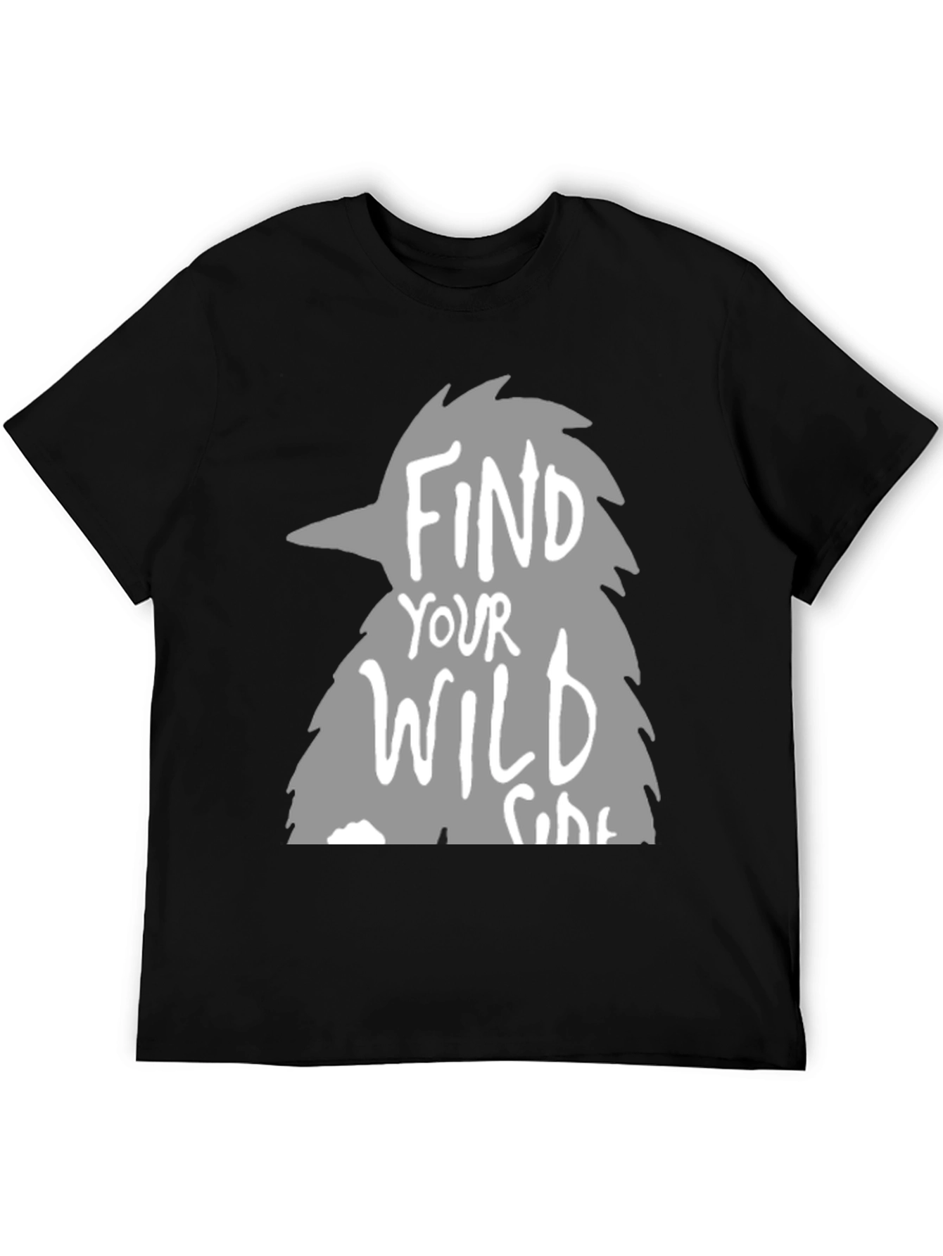 Find Your Wild Side Graphic Tee - Black