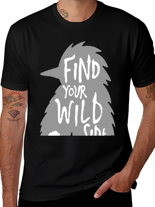 Find Your Wild Side Graphic Tee - Black