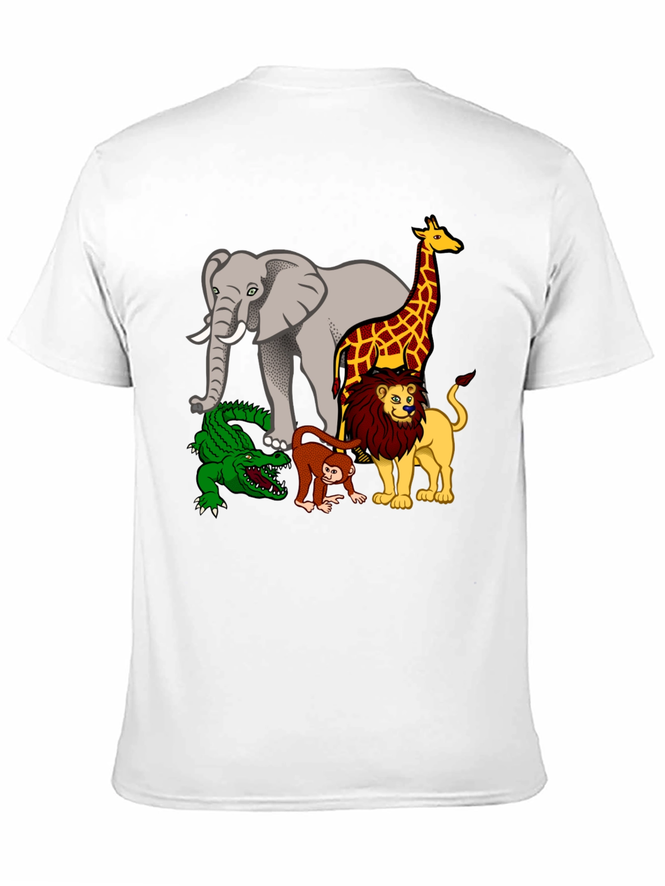 Cartoon Safari Animal T-Shirt