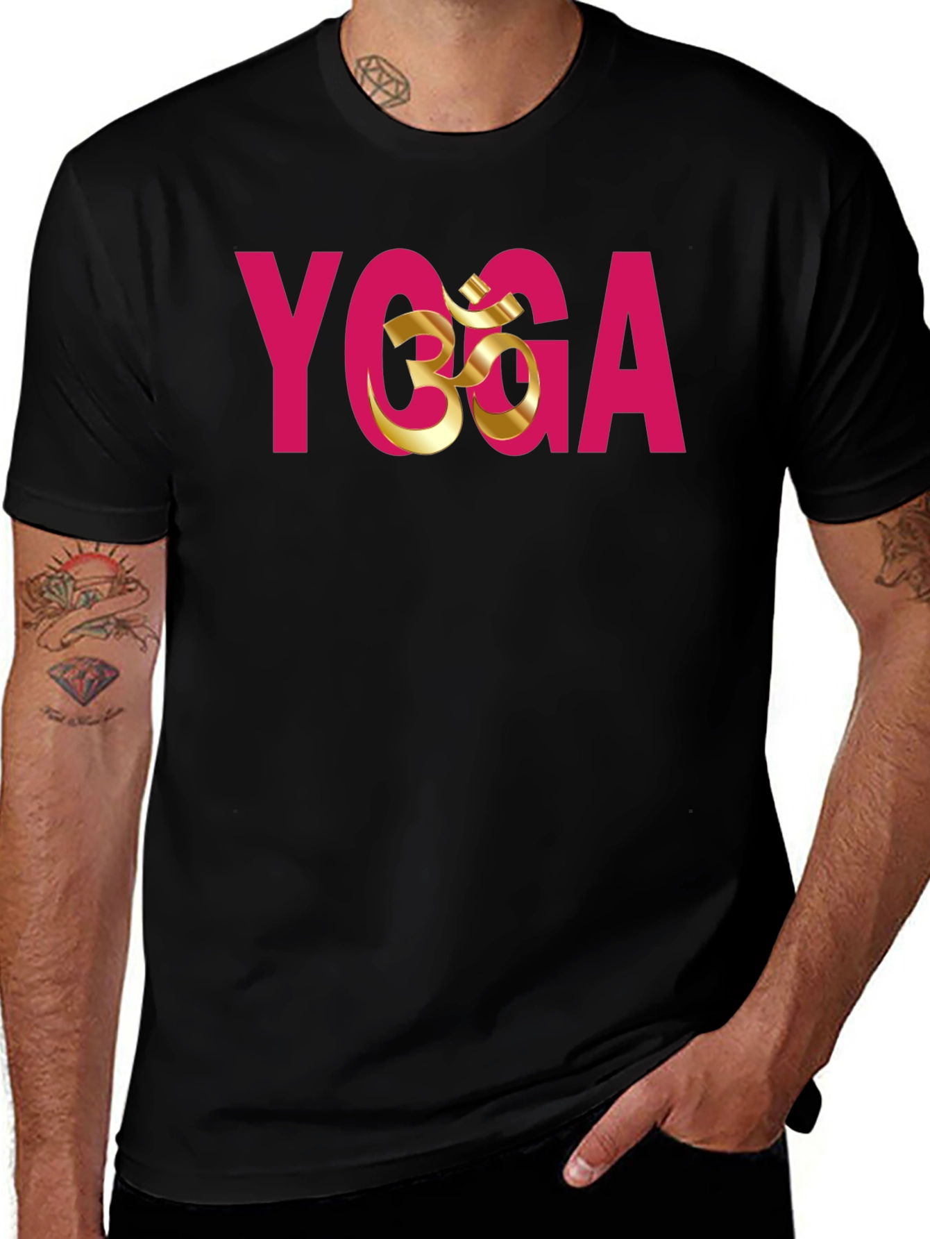 Yoga Om Symbol Graphic Tee