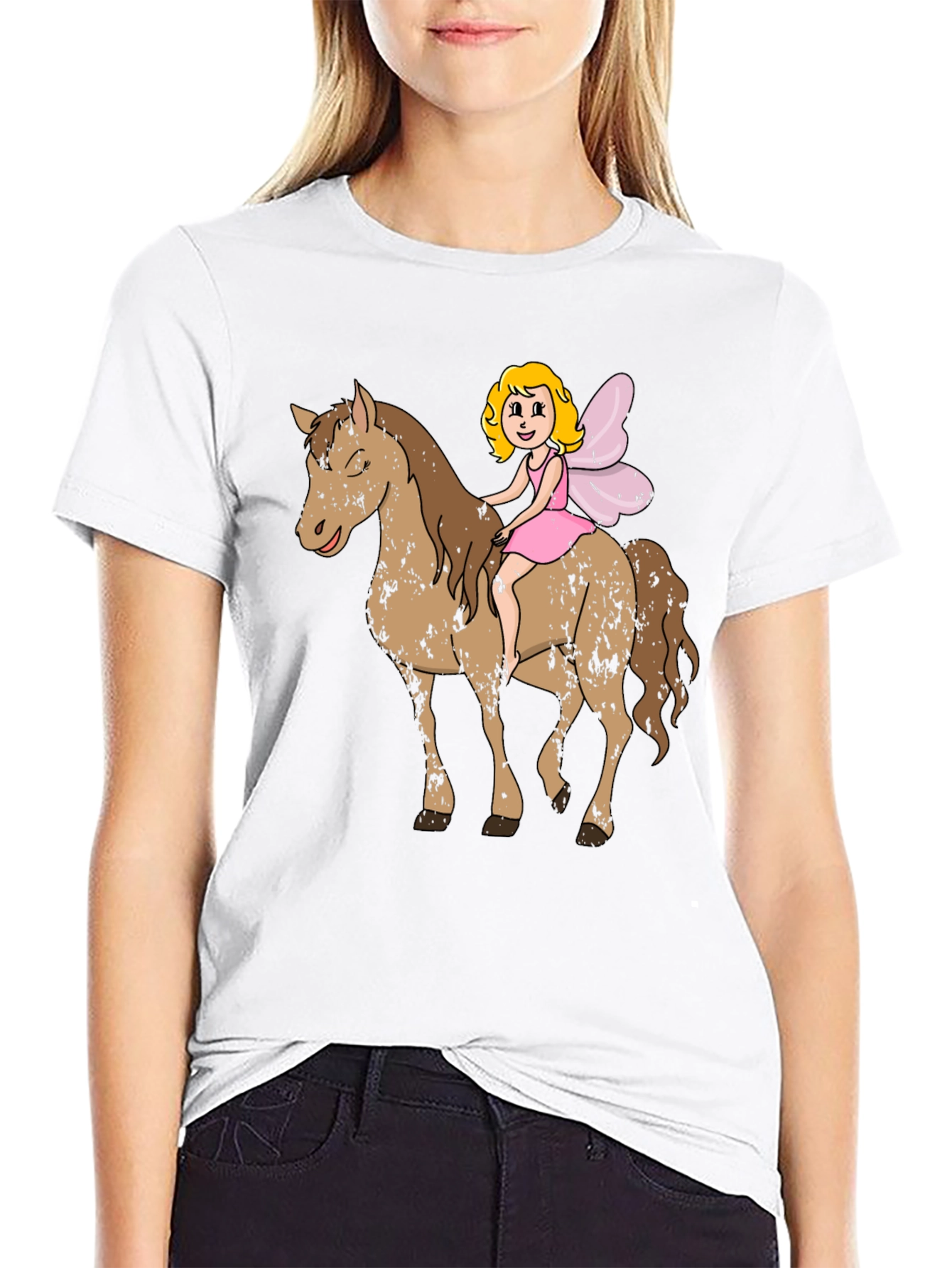 Fairy on Horseback Graphic T-Shirt