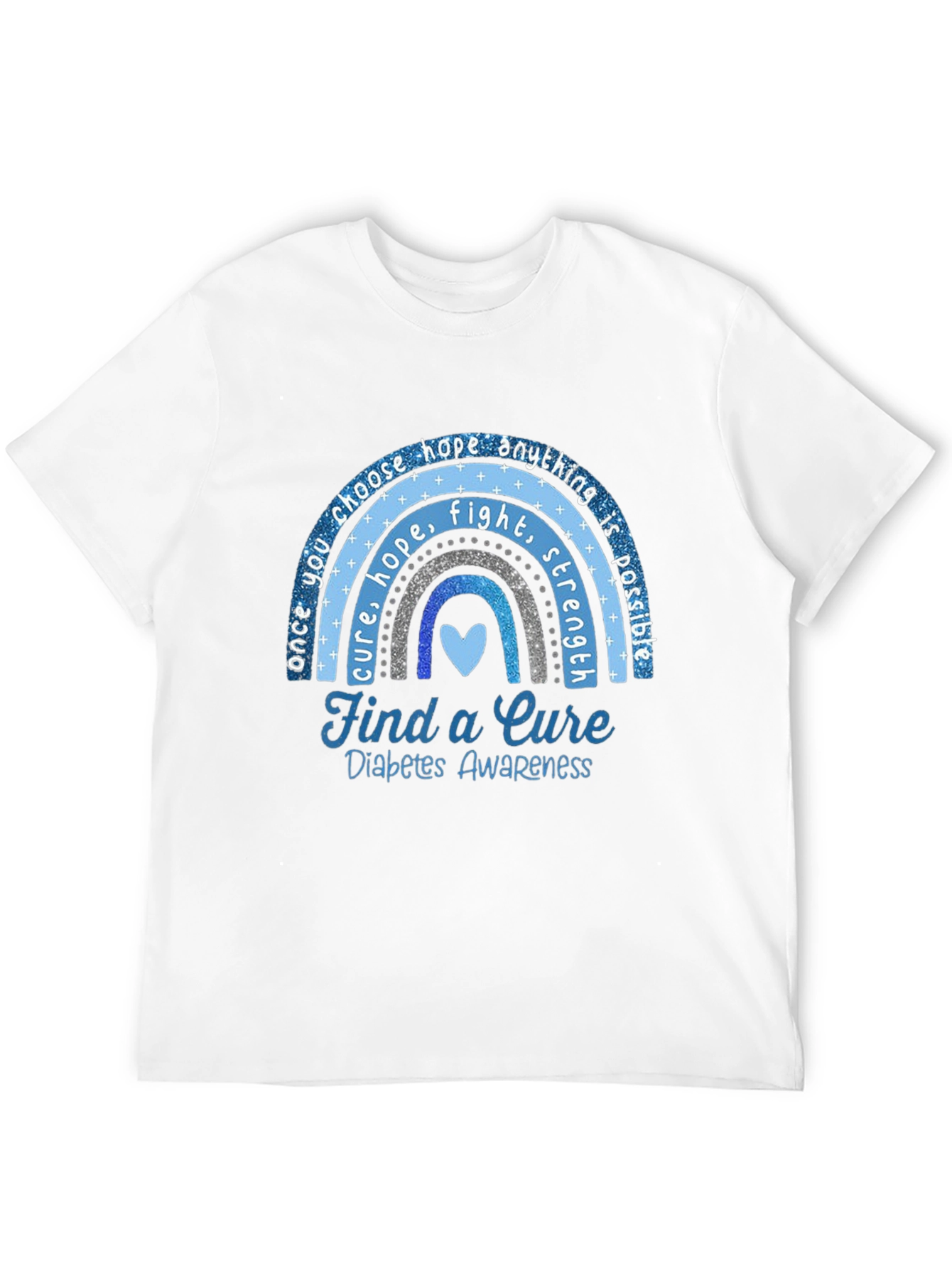 Diabetes Awareness T-Shirt - Find a Cure