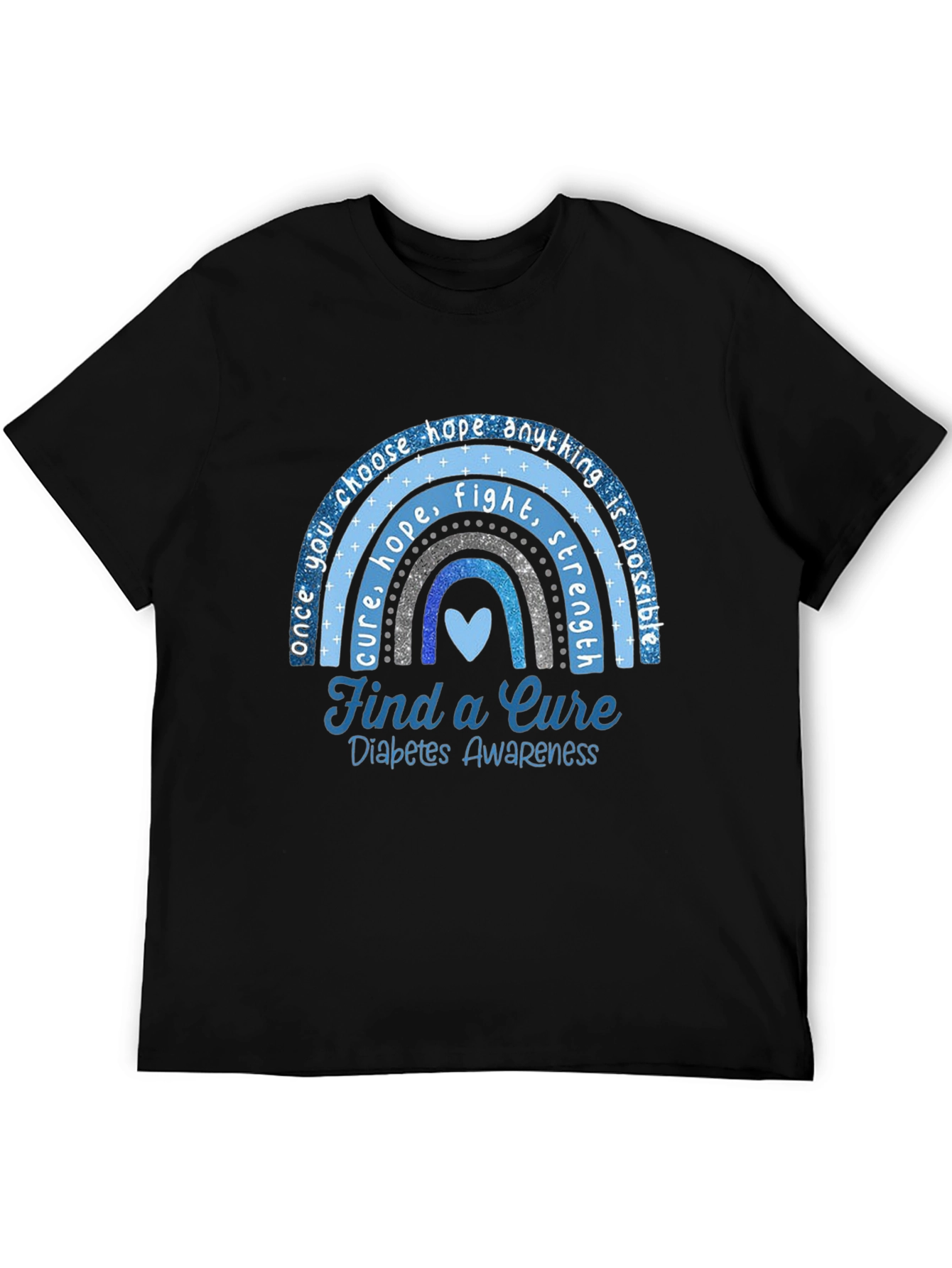 Diabetes Awareness T-Shirt - Find a Cure