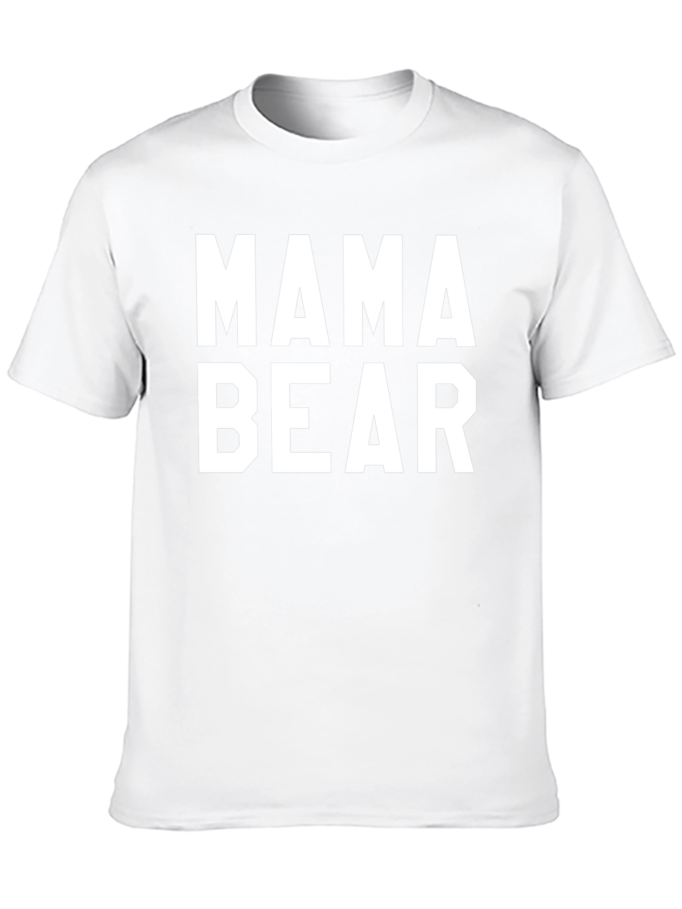 Mama Bear Graphic T-Shirt - Black Cotton Tee
