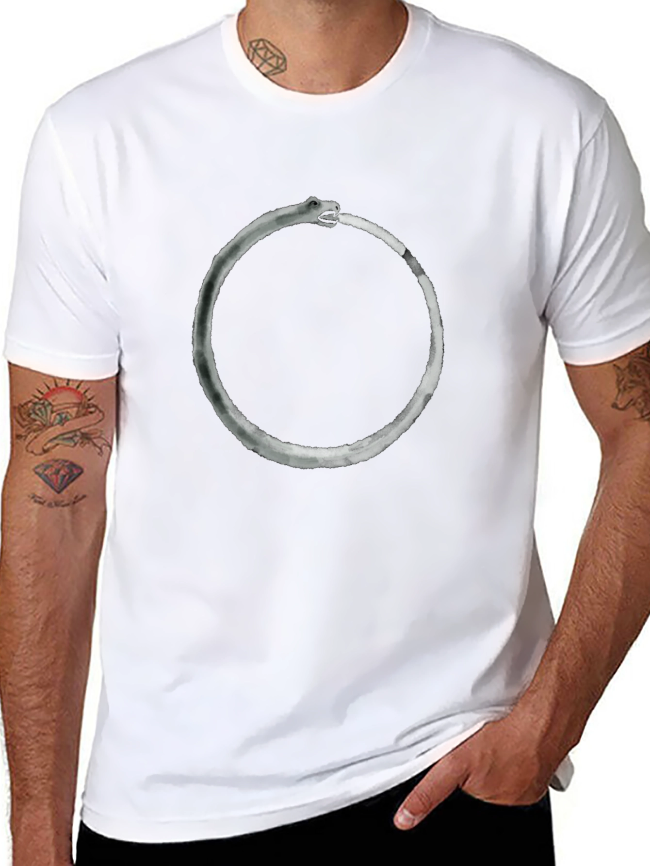 Ouroboros Graphic Tee - Timeless Symbol