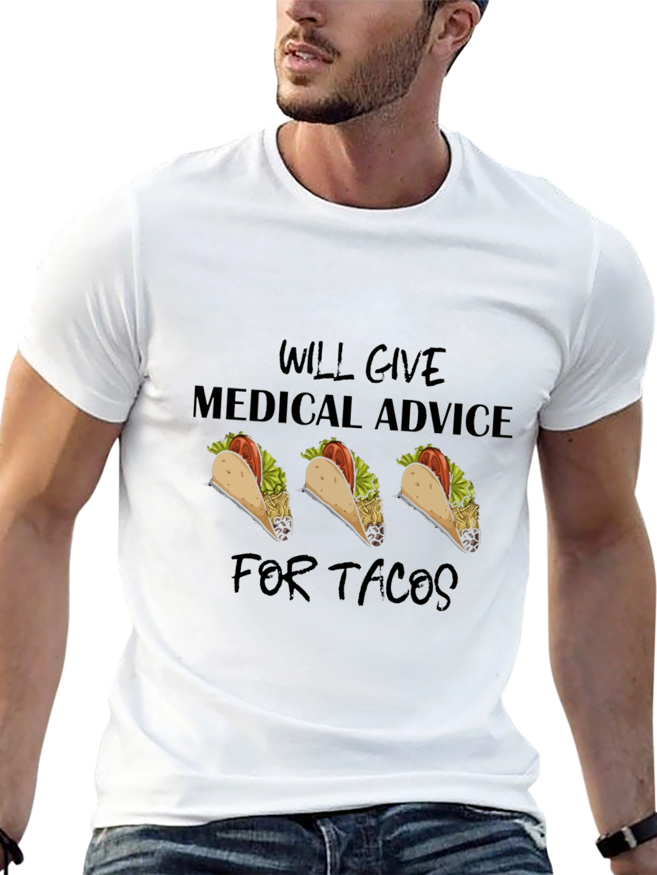 Medical Advice For Tacos Graphic T-Shirt