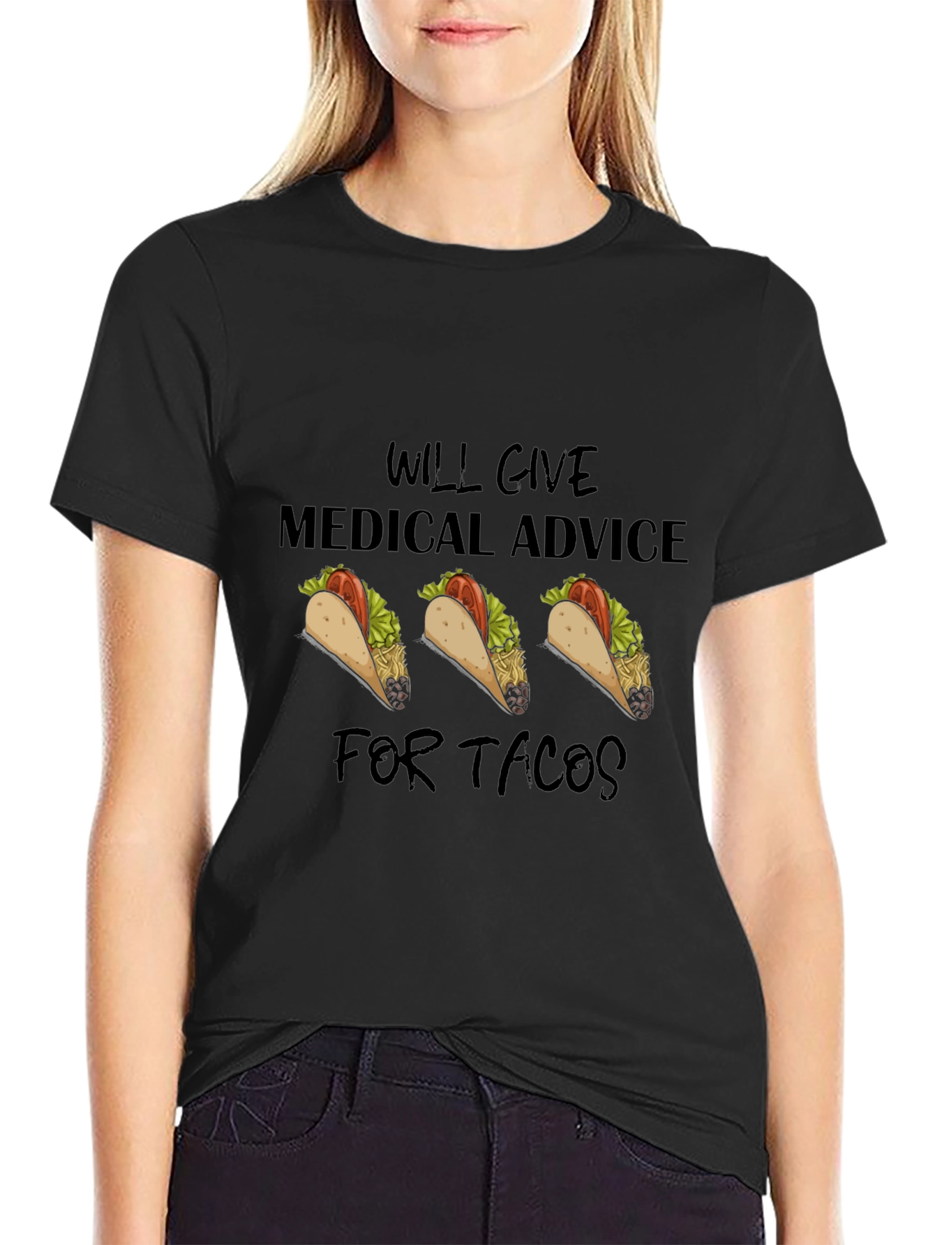 Medical Advice For Tacos Graphic T-Shirt