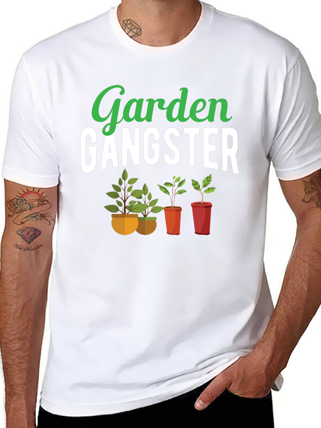 Garden Gangster T-Shirt - Gardening Humor Tee