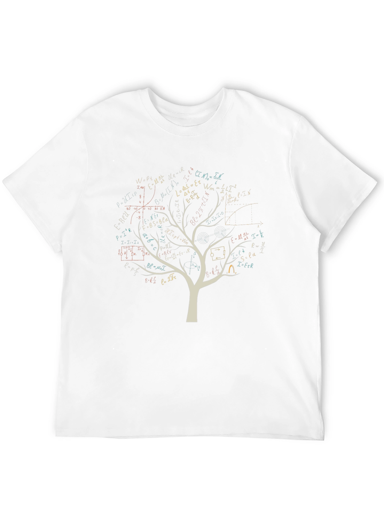 Math Equations Tree T-Shirt