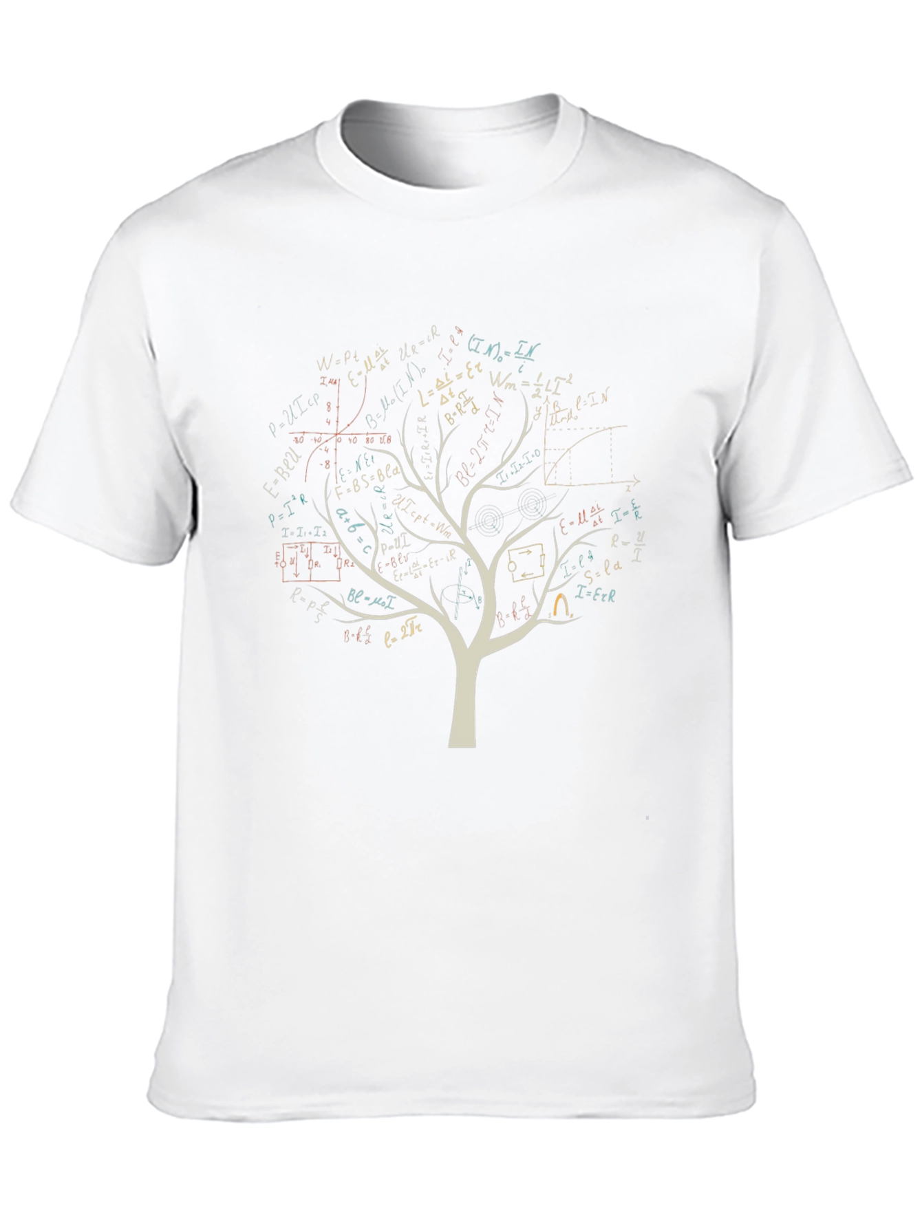 Math Equations Tree T-Shirt