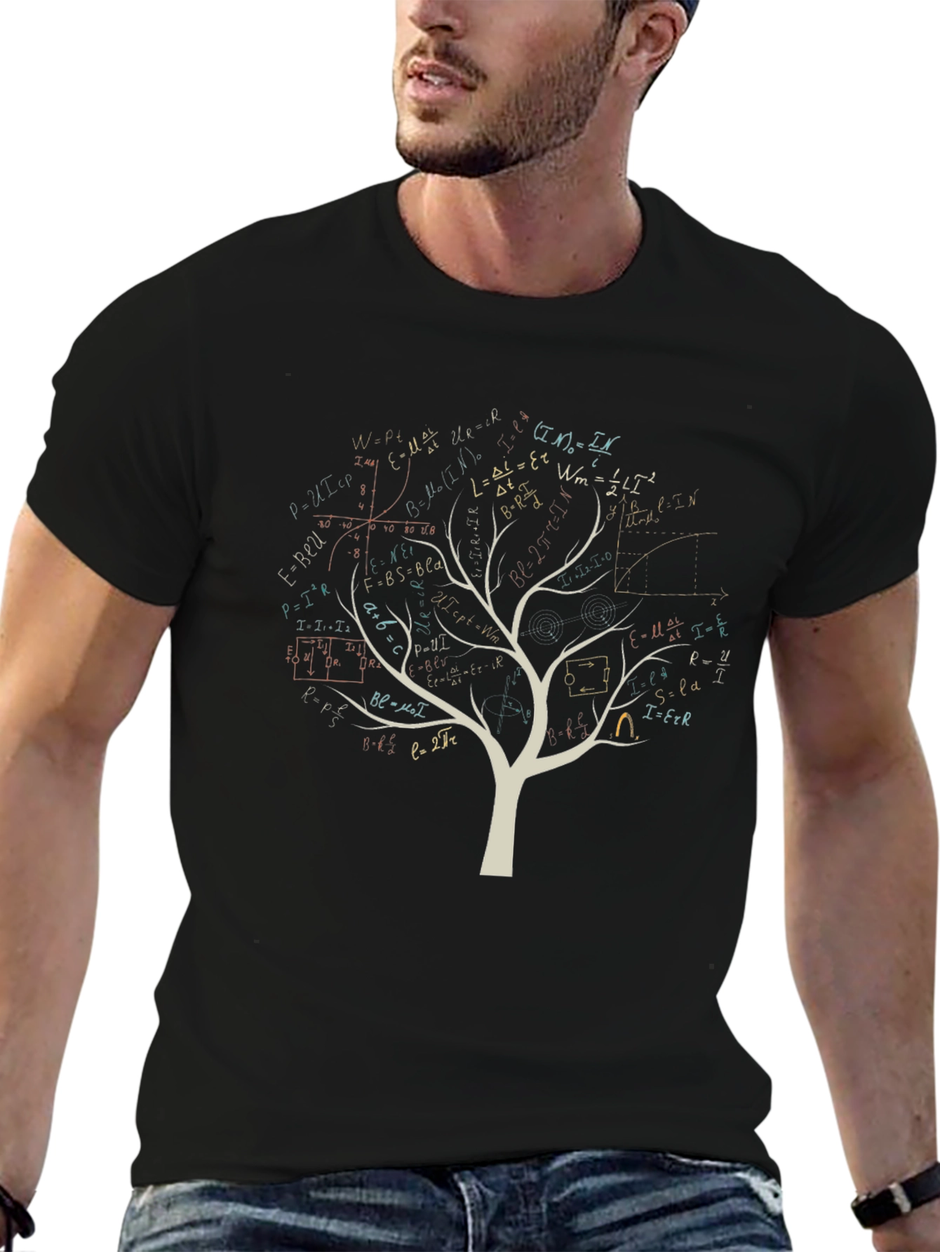 Math Equations Tree T-Shirt