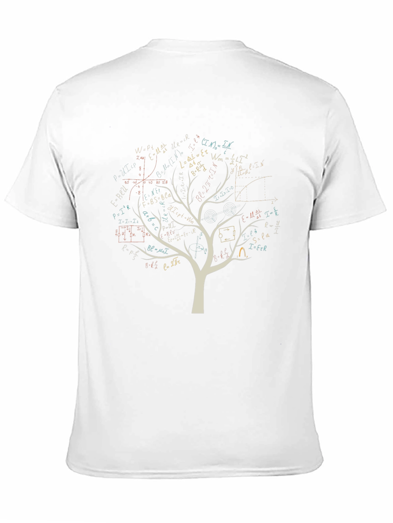 Math Equations Tree T-Shirt