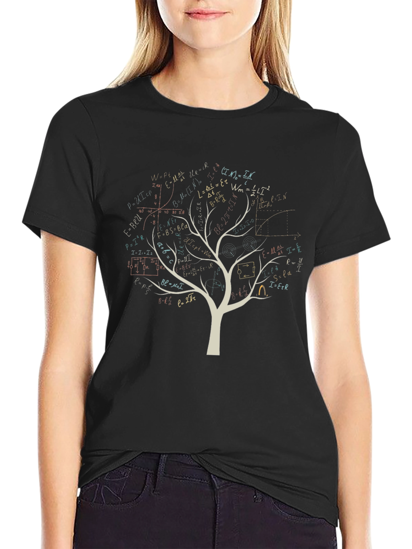 Math Equations Tree T-Shirt