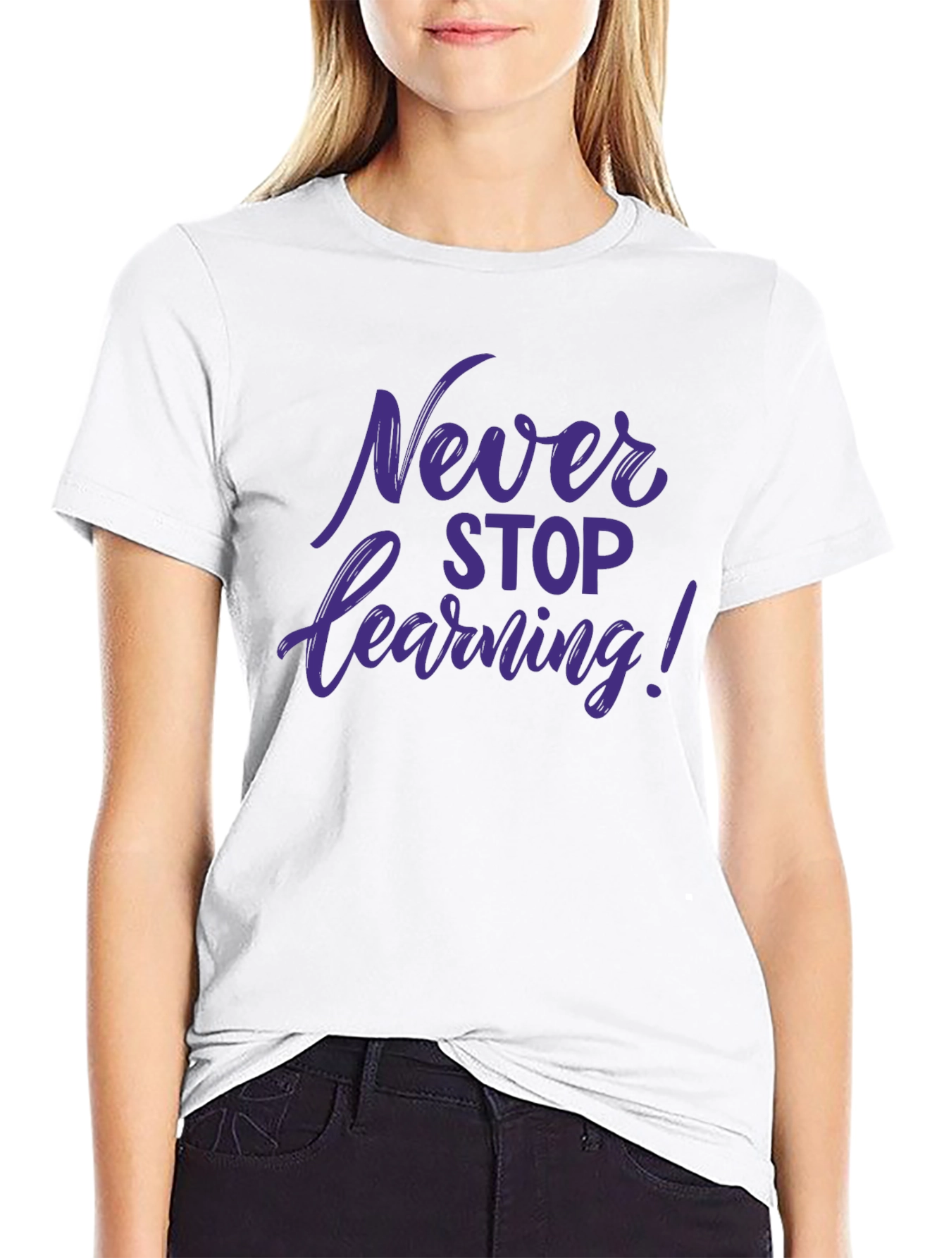 Never Stop Learning Graphic Tee