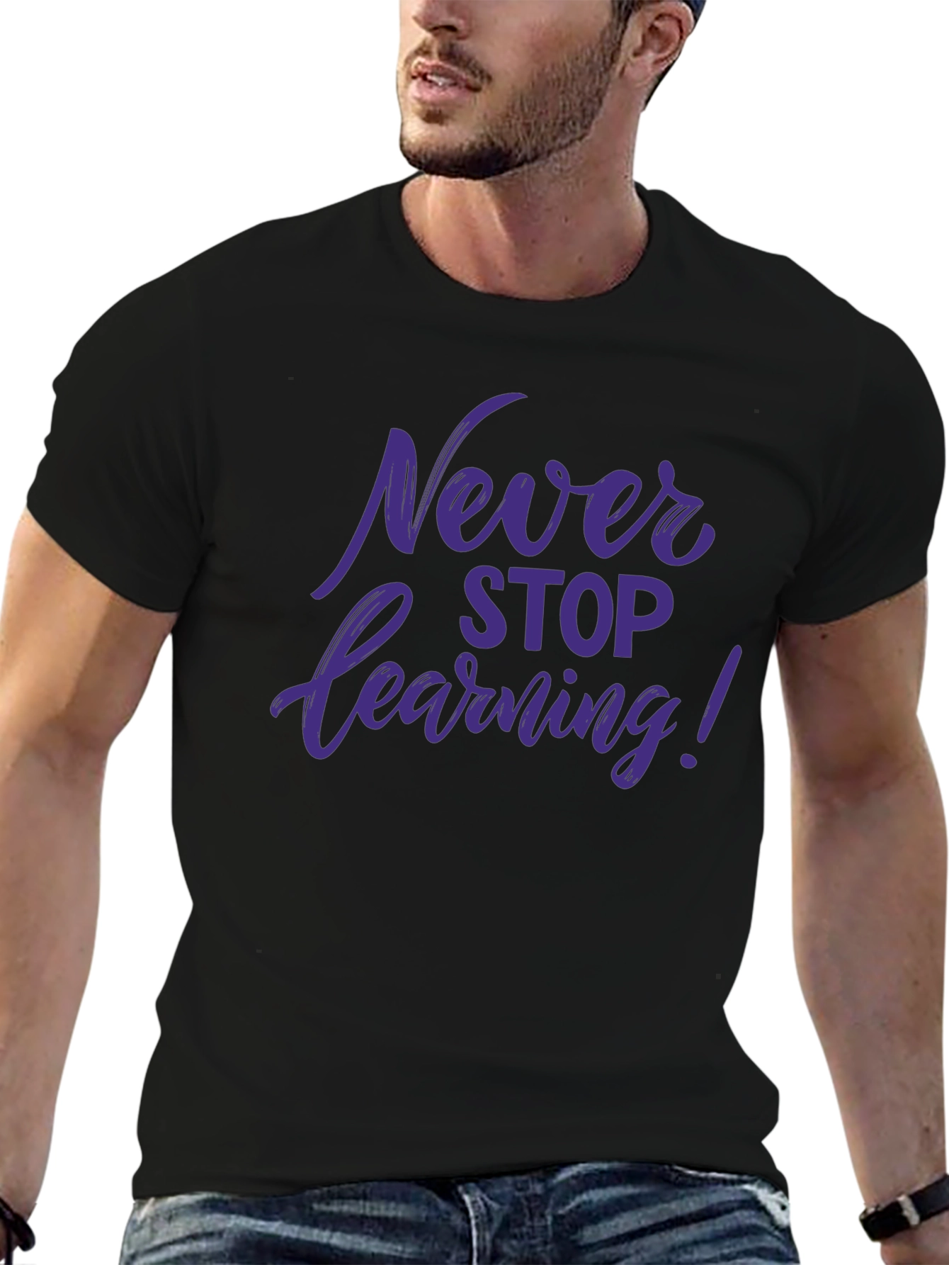 Never Stop Learning Graphic Tee